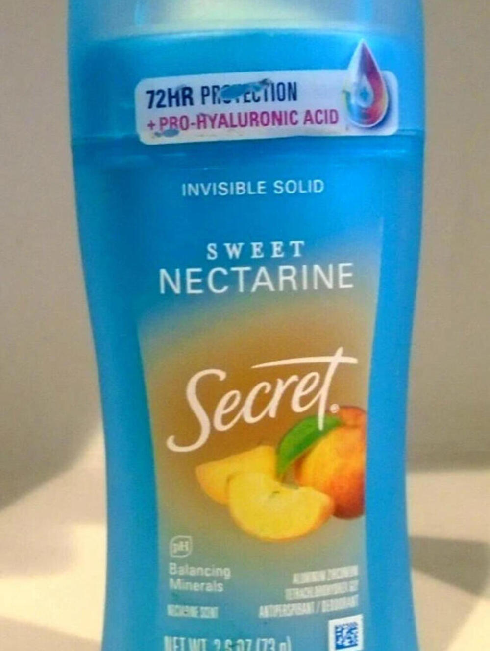 **SOLD** Secret SWEET NECTARINE Deodorant Antiperspirant